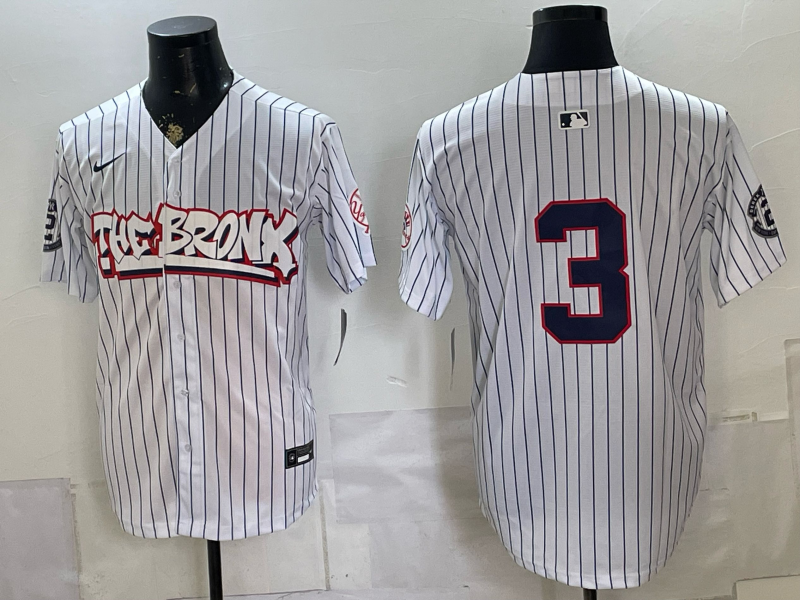 Men 2026 New York Yankees #3 Ruth white Nike MLB Jersey 0716004